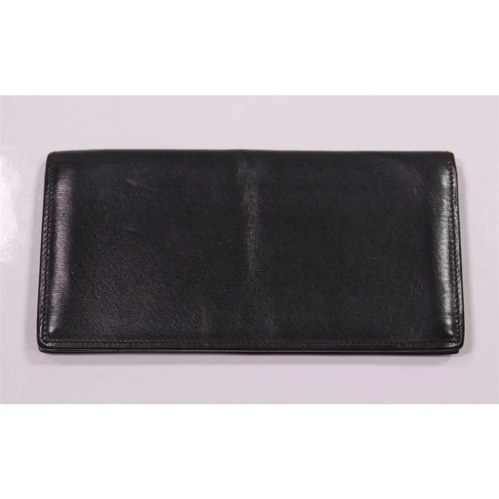 Dunhill London Black Leather Long Bifold Wallet - Picture 5 of 9